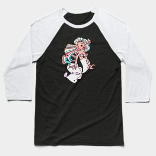 July Mermaid Baseball T-Shirt